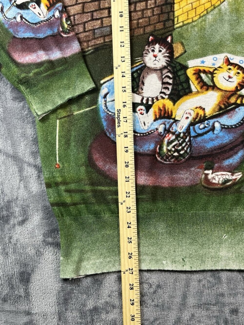 Simply Couture Cat Lover Sweatshirt Women's 2XL Colorful Soft - Picture 9 of 9